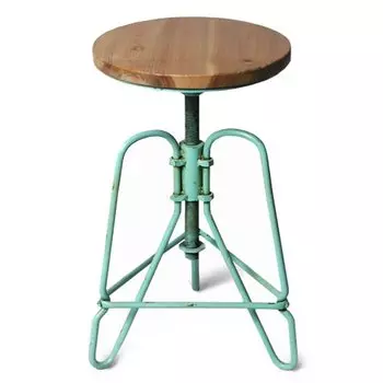 Винтажный Стул Loft Bar Stoo turquoise