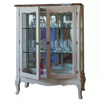 Витрина низкая двухдверная из массива берёзы Interior's Romance