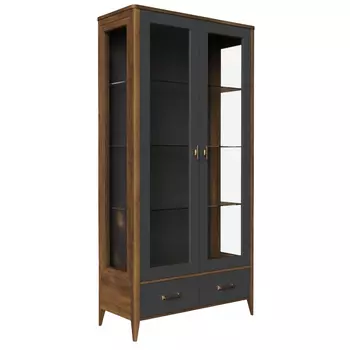 Витрина стеклянная из массива бука Tasteful Furniture