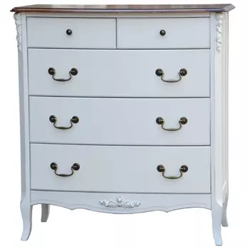 Высокий деревянный комод в стиле прованс Montmartre Provence Chest of Drawers