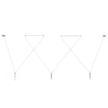 Wireflow LED White Suspension lam 3 патрона