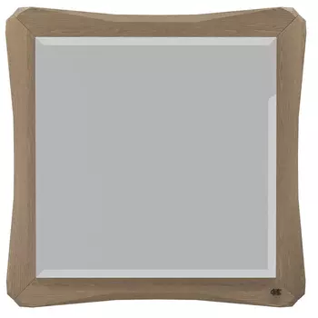 Зеркало квадратное c деревянной рамой из массива дуба Tasteful Furniture