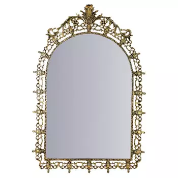 Зеркало настенное в бронзовой раме King Gold Mirrors