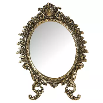 Зеркало настольное в бронзовой раме King Bronze Mirrors