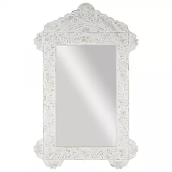 Зеркало отделка кость White Bone Inlay Bird Mirror