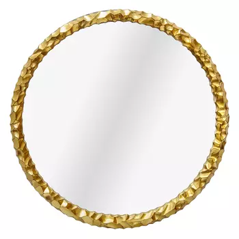 Зеркало Reginald Mirror round gold