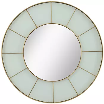 Зеркало Sectors Circle Mirror white