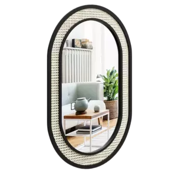 Зеркало в раме из ротанга Dewh