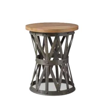 Журнальный стол Industrial Rust Barrel 40 Table