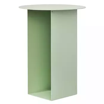 Журнальный столик с круглой столешницей и нишей для хранения Modern Table with Shelf