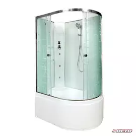 Душевая кабина Deto ЕМ4511 L N, с гидромассажем, 110х80х208