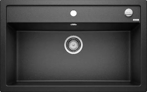 Мойка для кухни Blanco DALAGO 8 SILGRANIT PuraDur черный с клапаном-автоматом
