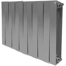 Радиатор биметаллический Royal Thermo PianoForte 500 Silver Satin 12 секций
