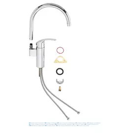 Смеситель для кухни GROHE Eurosmart new с высоким изливом, хром