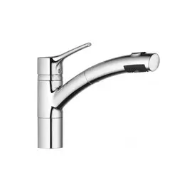 Смеситель для кухни KLUDI TRENDO DN 15, однорычажный, с выдвижным изливом, хром, 335819675