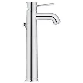 Смеситель для раковины GROHE BauClassic с донным клапаном, свободностоящий, хром