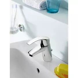 Смеситель для раковины GROHE Eurosmart New с цепочкой и гигиеническим душем, хром