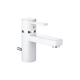 Смеситель для раковины KLUDI ZENTA однорычажный, белый-хром, 382509175