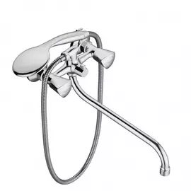 Смеситель для ванны/душа с длинным изливом, душ.гарнитуром, шт RedBlu by Damixa Object