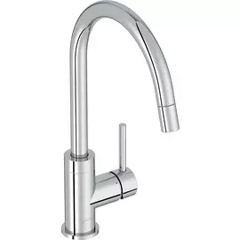 Смеситель JACOB DELAFON CUFF для кухонной мойки, с выдвижным изливом