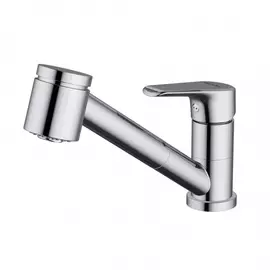 Смеситель с донным клапаномухни, с вытяжным душем RedBlu by Damixa Origin Evo