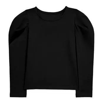 Блузка с объемным рукавом (10-11 Черный) LOLOCLO