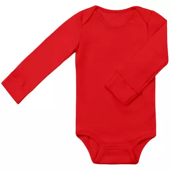 Боди с длинным рукавом (1-2м Красный) LOLOCLO