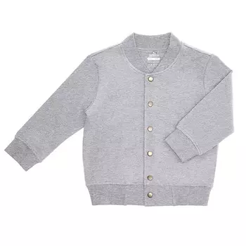 Бомбер с кнопками (12 Серый) LOLOCLO