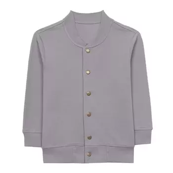 Бомбер с кнопками (3 Пепельный) LOLOCLO