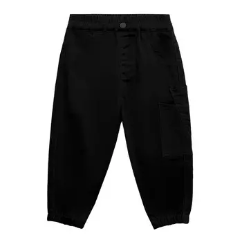 Брюки (джинсы для малышей) (9-12м Черный) LOLOCLO