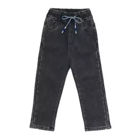 Брюки (Джинсы утепленные со шнурочком) (6 Серый) LOLOCLO