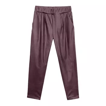 Брюки из экокожи (4 Бордовый) LOLOCLO