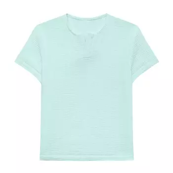 Футболка из муслина с планкой (12 Мятный) LOLOCLO