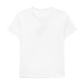 Футболка из муслина с планкой (3 Молочный) LOLOCLO