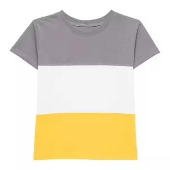 Футболка трехцветная (4-5 Пепельный) LOLOCLO