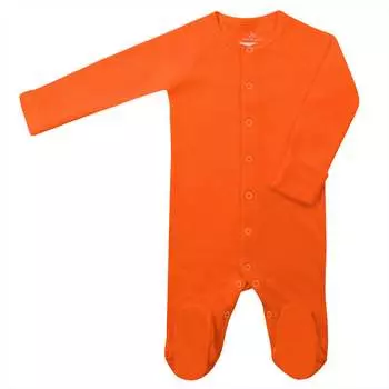 Комбинезон на кнопках (4-6м Оранжевый) LOLOCLO