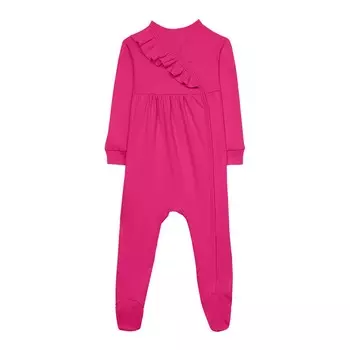 Комбинезон с оборкой (2-4м Фуксия) LOLOCLO