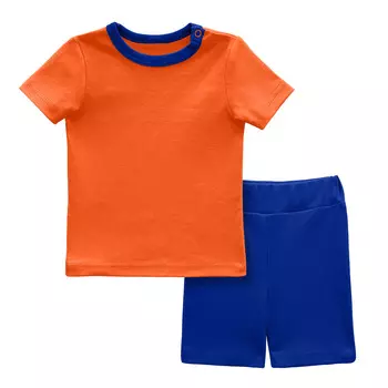 Комплект для малышей (9-12м Васильковый/Оранжевый) LOLOCLO