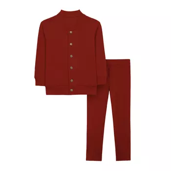 Комплект из бомбера и джеггинсов (2-3 Бордовый) LOLOCLO