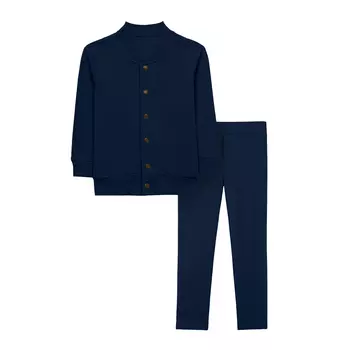 Комплект из бомбера и джеггинсов (4-5 Темно-синий) LOLOCLO