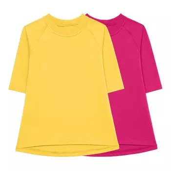 Комплект туник (4-5 Желтый/Фуксия) LOLOCLO