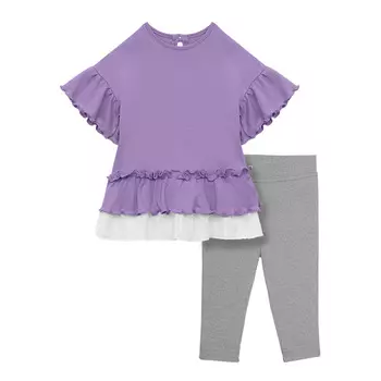 Летний комплект для малышей (6-9м Лиловый) LOLOCLO