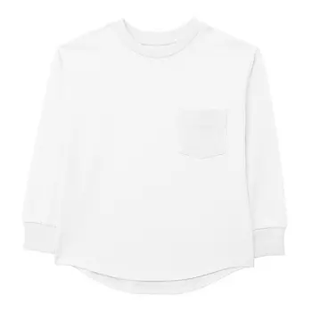 Лонгслив с карманом (6-7 Белый) LOLOCLO