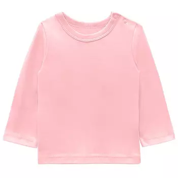 Лонгслив с кнопками для малышей (4-6м Светло-розовый) LOLOCLO