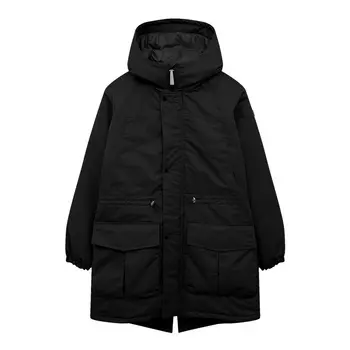 Парка демисезонная для подростков (teen XS-S Черный) LOLOCLO