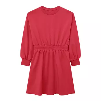 Платье из футера (12 Коралловый) LOLOCLO