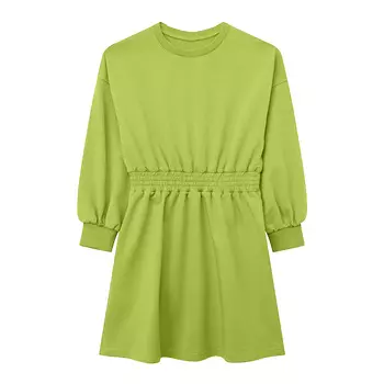 Платье из футера (8-9 Лаймовый) LOLOCLO