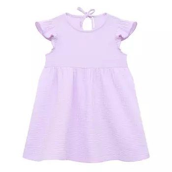 Платье из муслина с завышенной талией для малышей (9-12м Лиловый) LOLOCLO