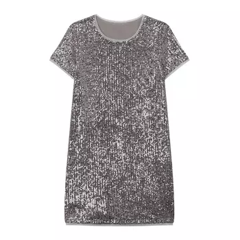 Платье с пайетками (6-7 Серебряный) LOLOCLO