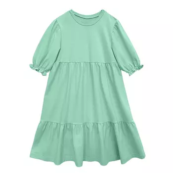 Платье с рукавом фонарик (6-7 Мятный) LOLOCLO